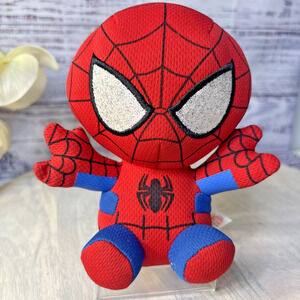 TY Beanie Baby 6" Spider-man Spiderman Marvel Plush Stuffed Animal Toy